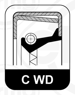 ELRING 008.745 Wellendichtring, Differential